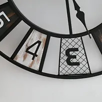 ball clock wooden